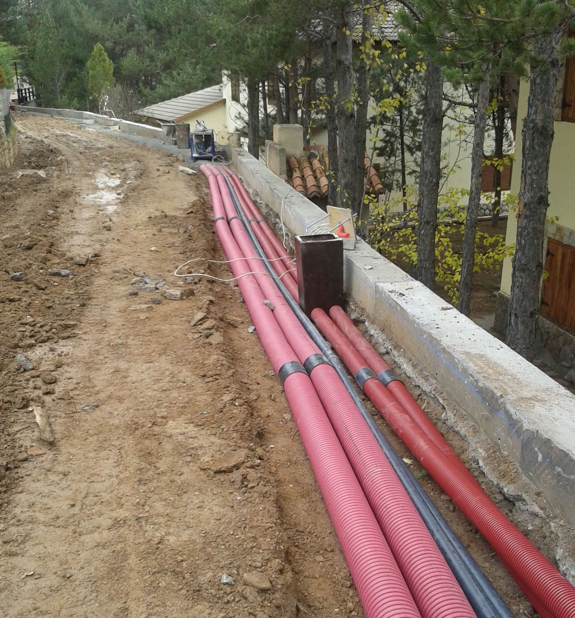 Obra civil - electrificación