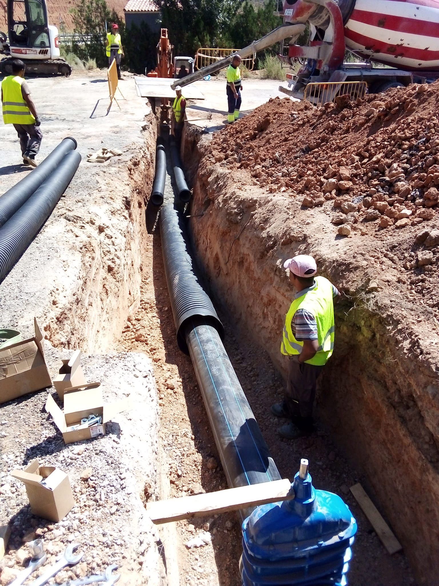 Obra civil - conducciones