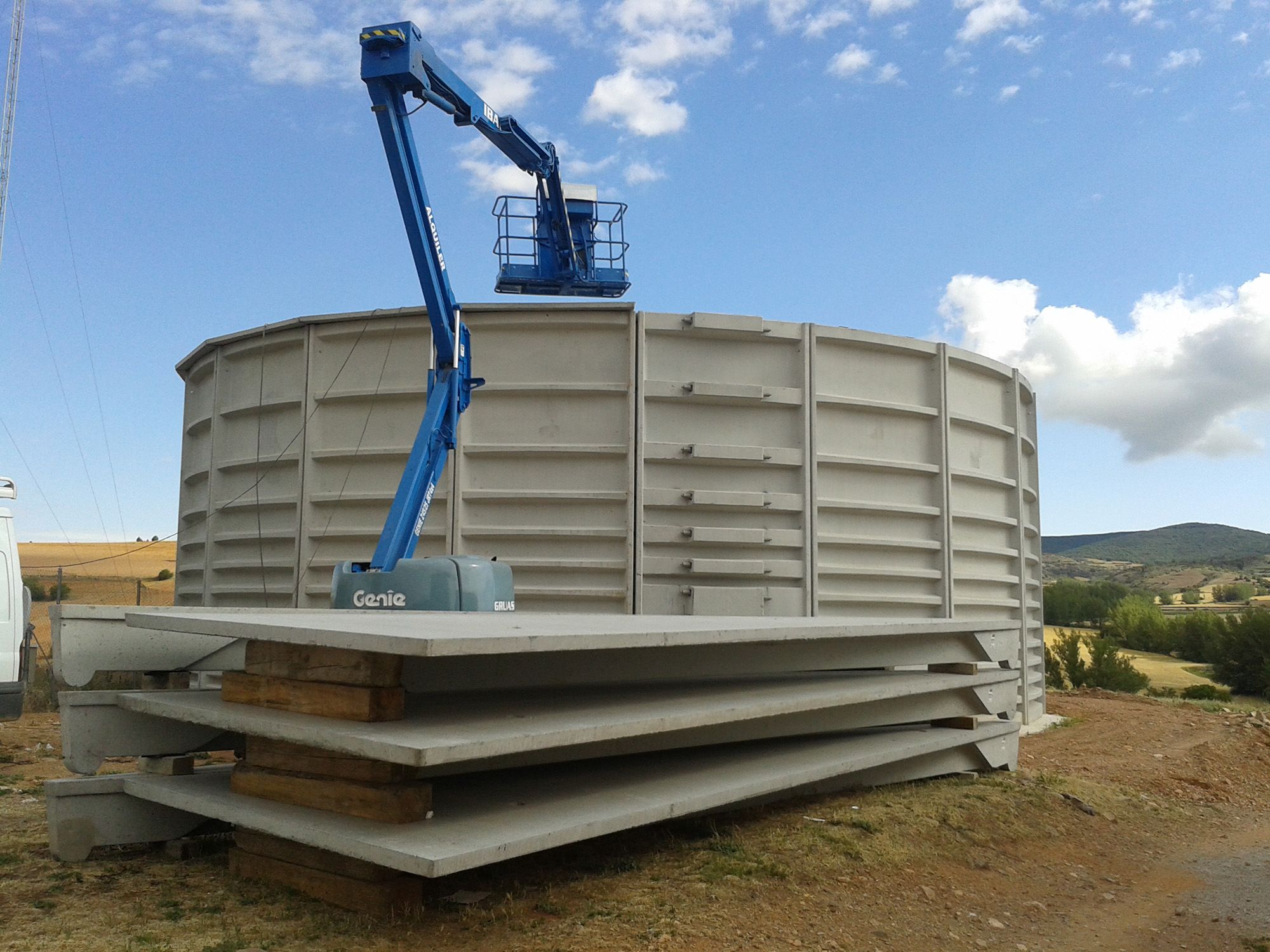 Obra civil - depósitos