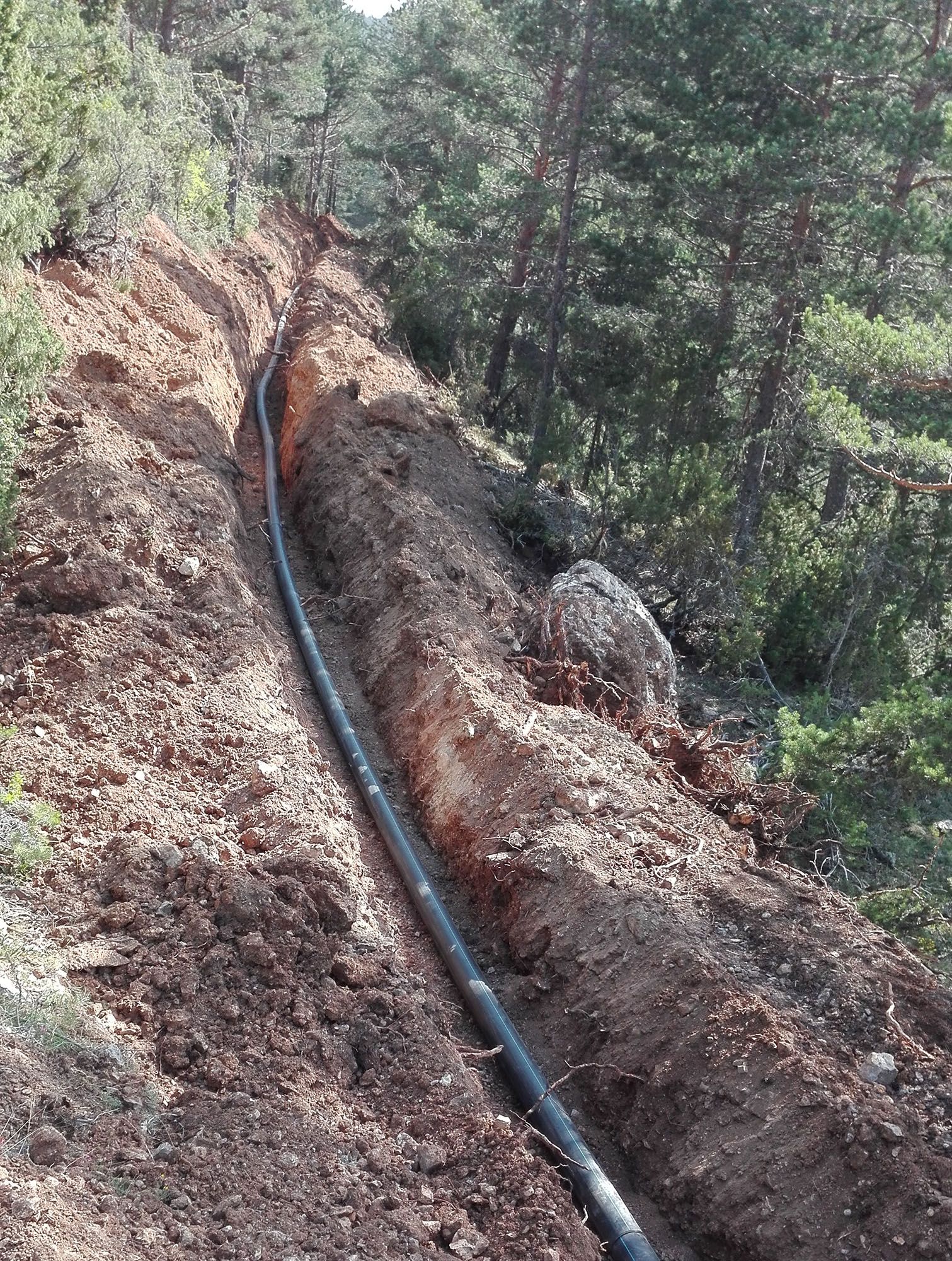 Obra civil - conducciones